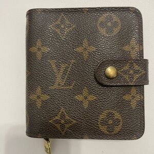 Louis Vuitton Brown Monogram Canvas Card & Key Holder